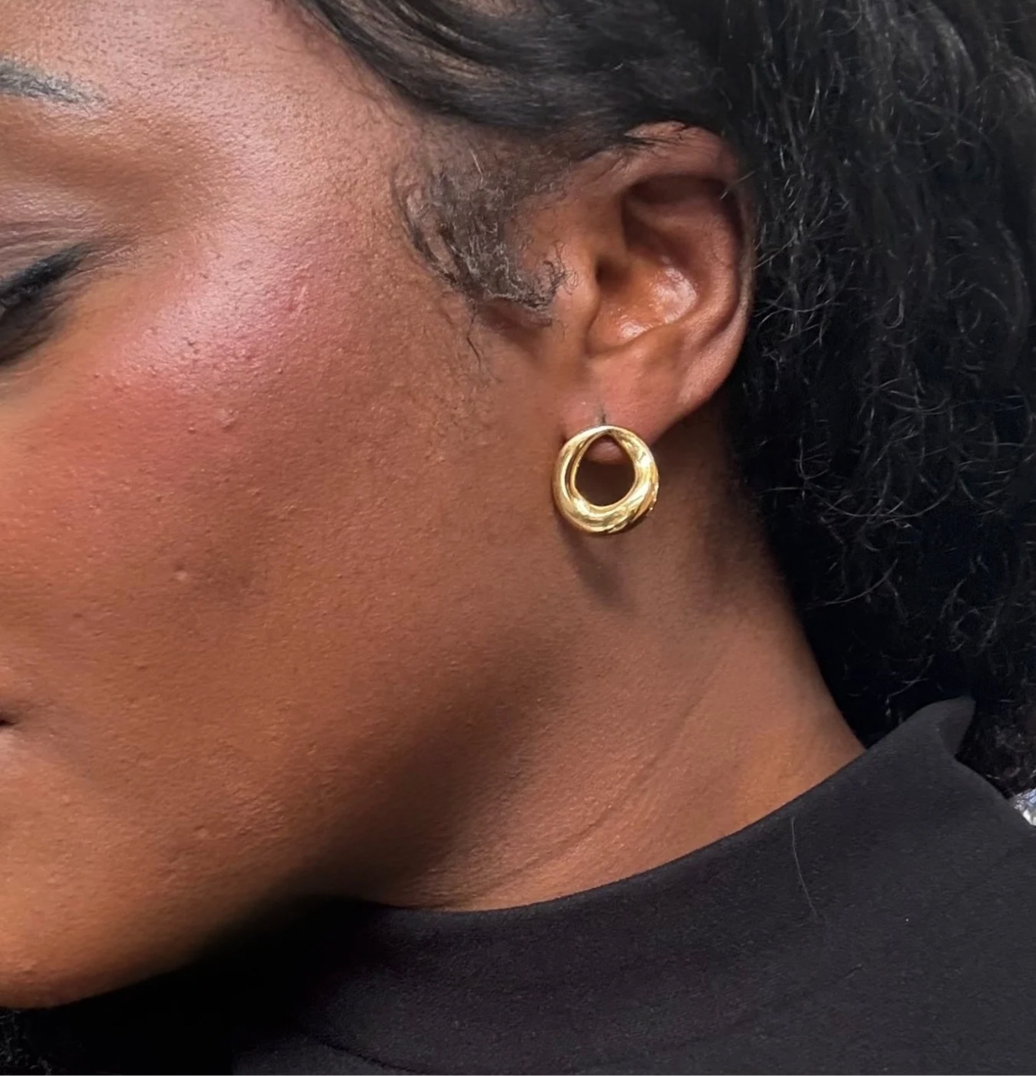 Toro - Lightweight Gold Plated Earrings - Handmade in Africa