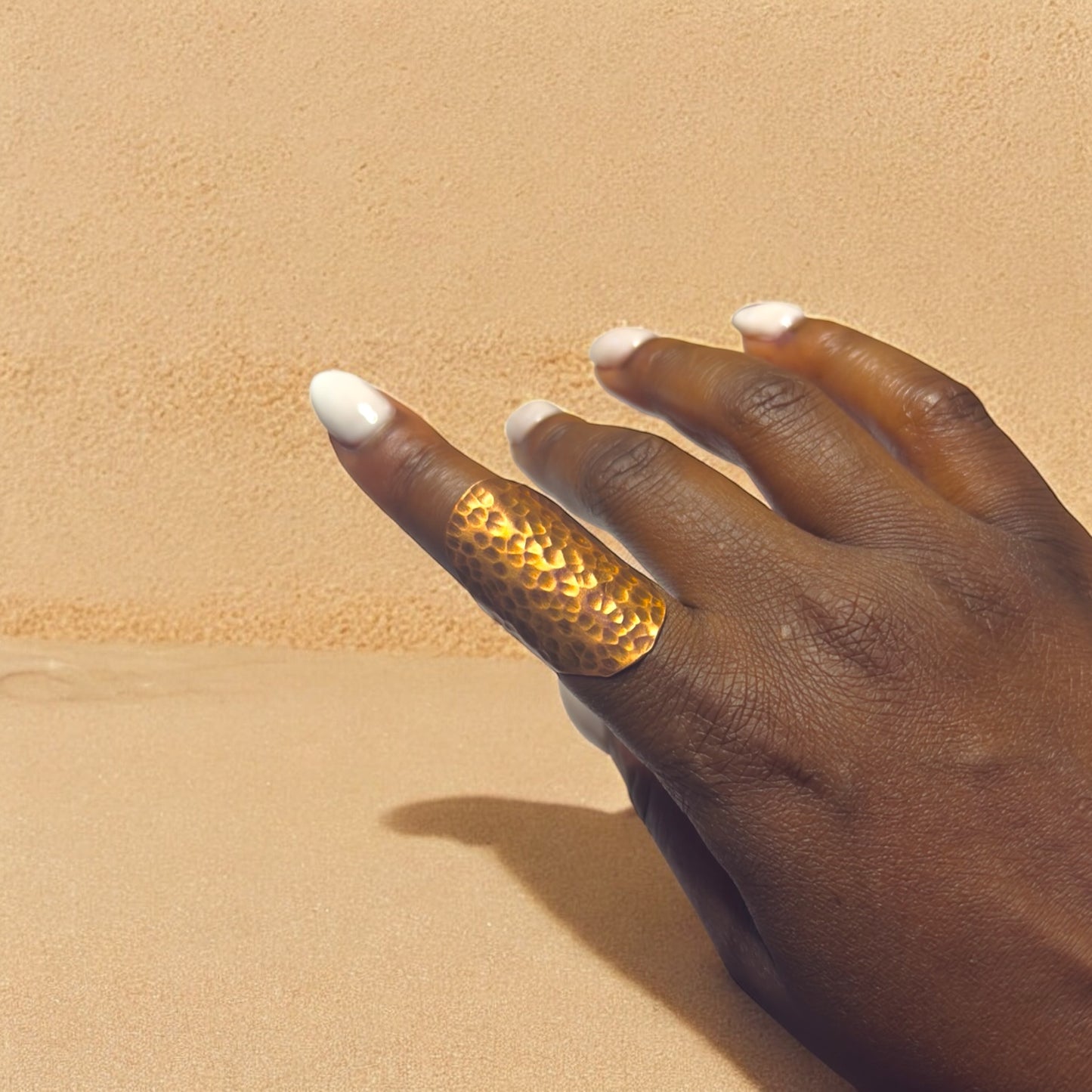 Dikalo - Copper Ring Handmade in West Africa - Lightweight