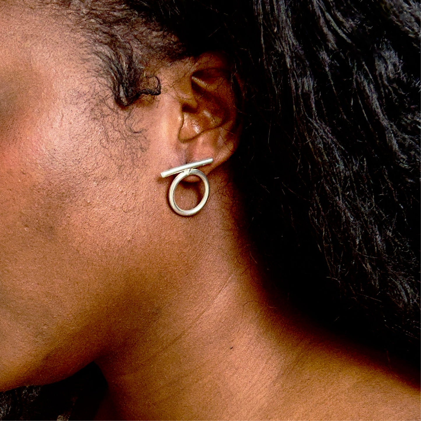 Tala - Handmade in Senegal - Brass Earrings - Lightweight