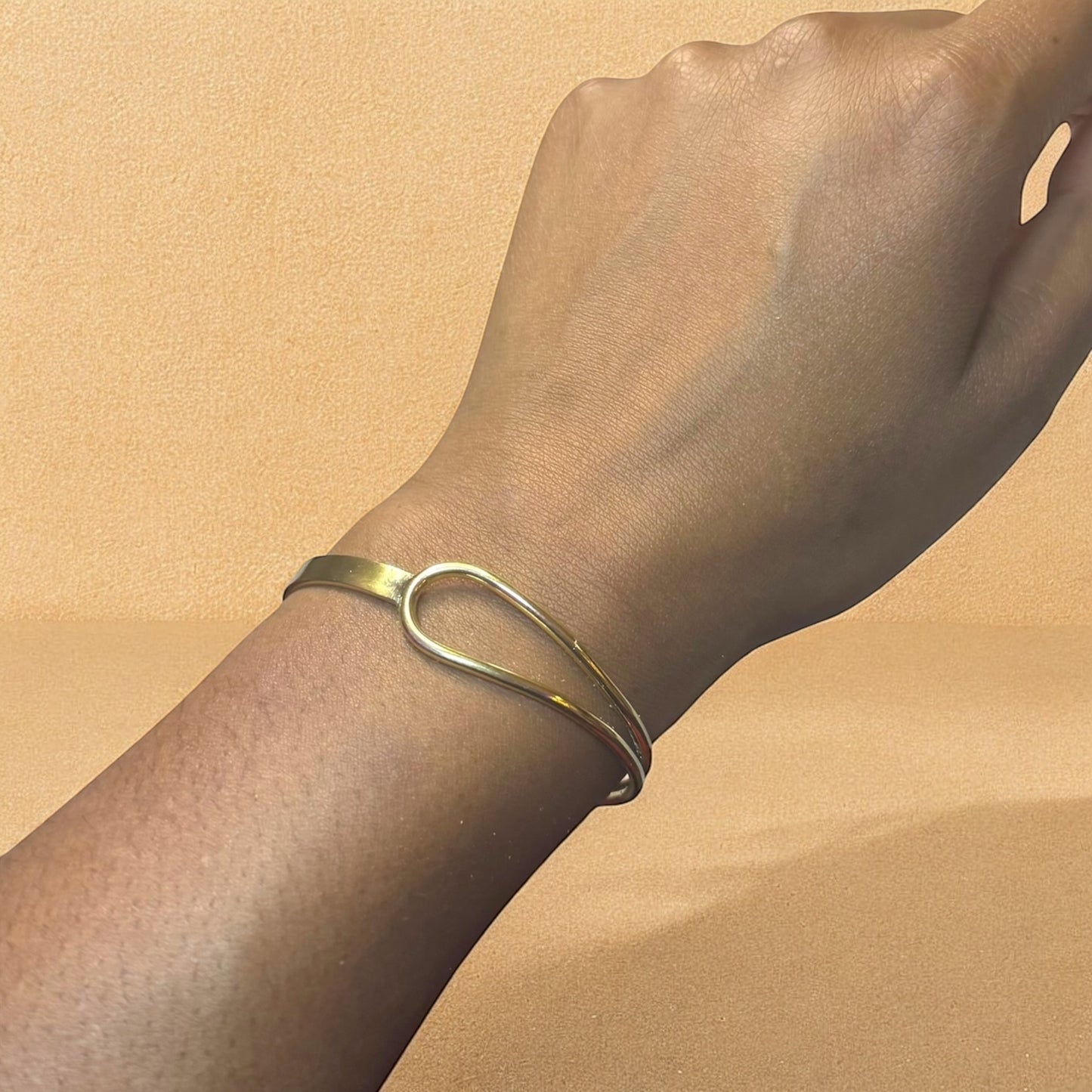 Kèlè - Handmade Brass Cuff Bracelet - Made in West Africa