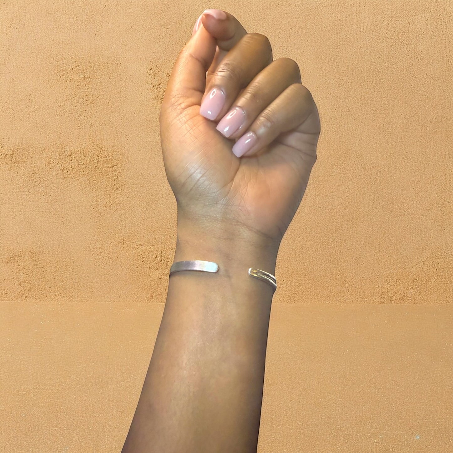 Kèlè - Handmade Brass Cuff Bracelet - Made in West Africa