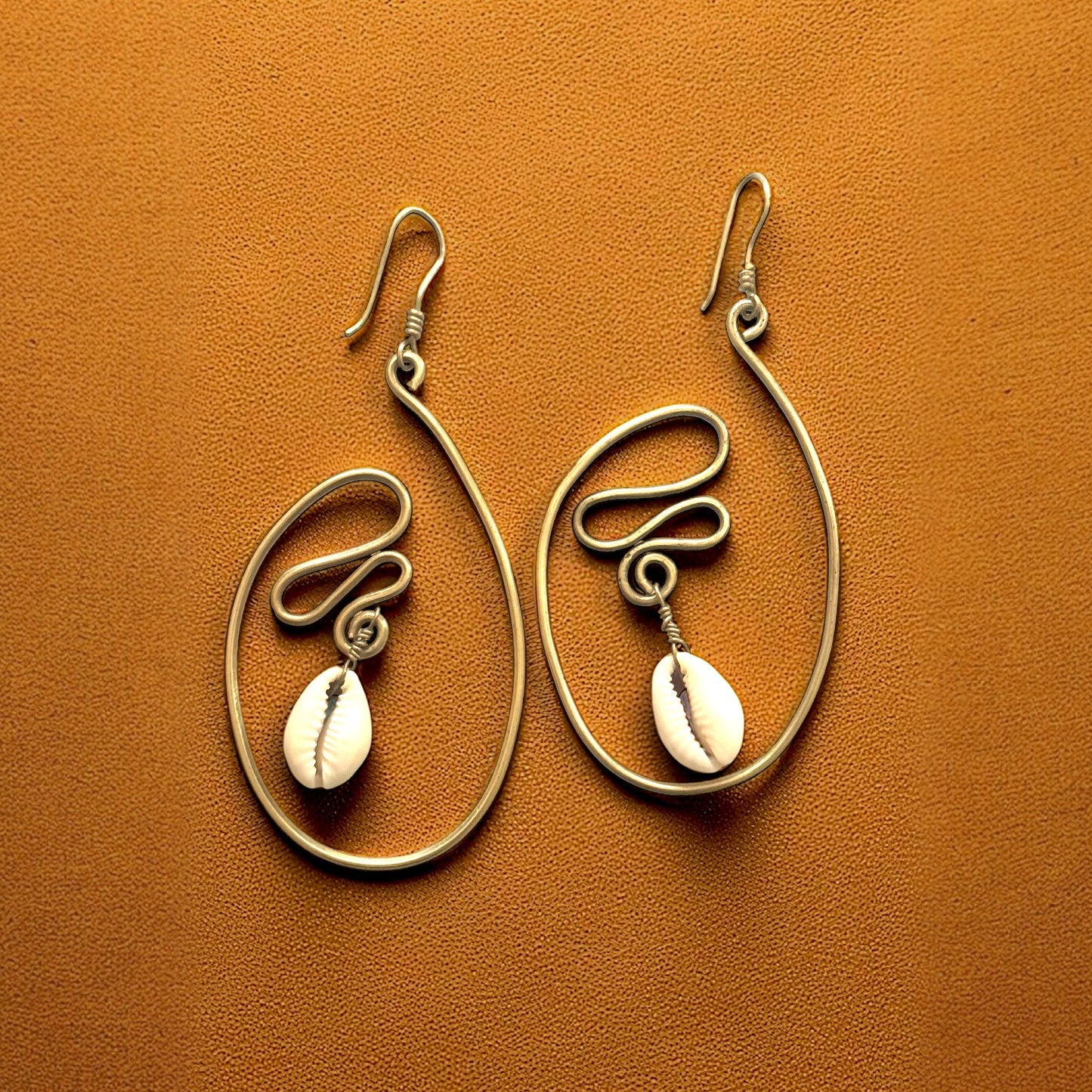 Kokoo - Lightweight Cowrie Earrings