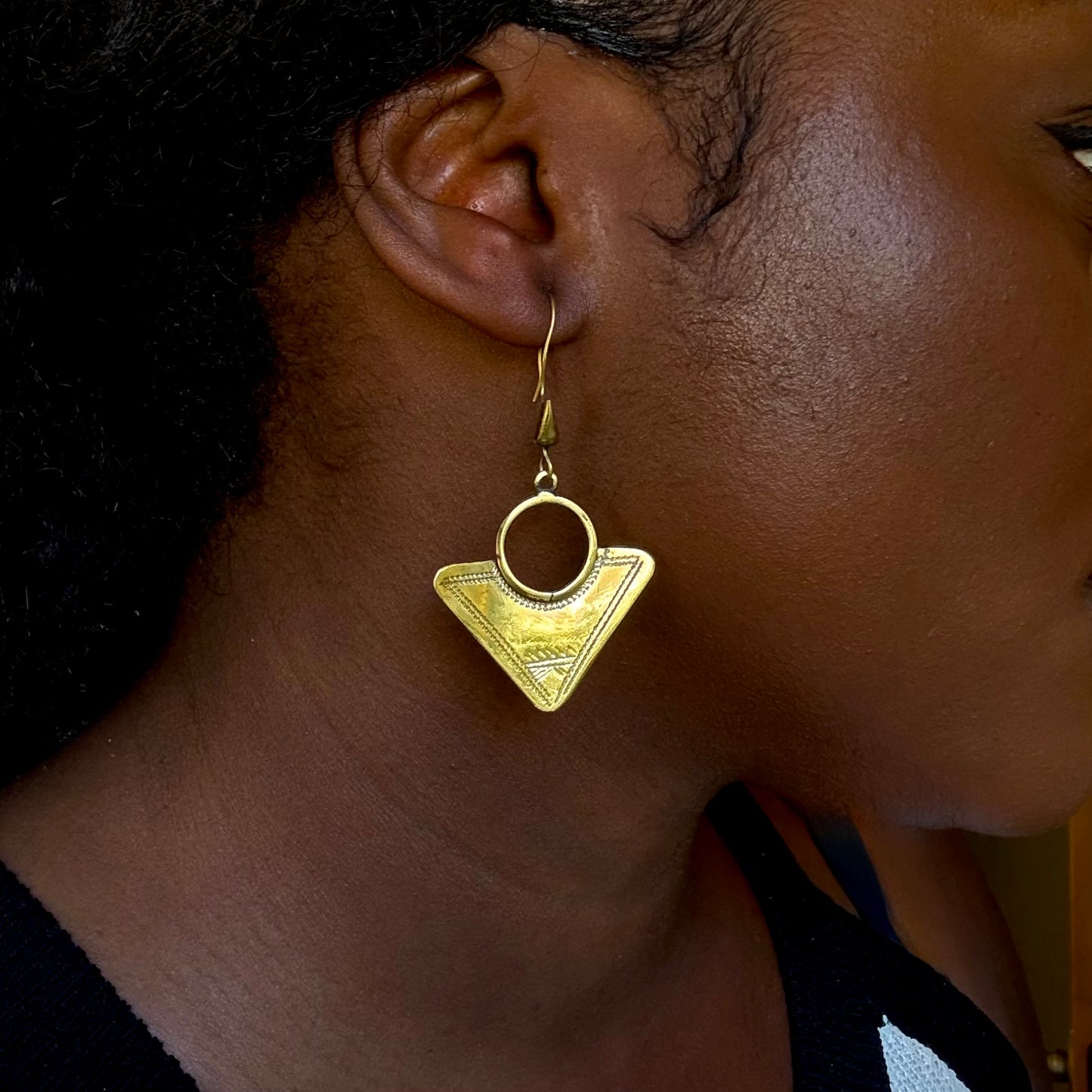 Zanbé - Handmade Brass Earrings