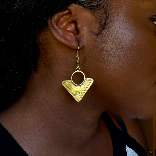 Zanbé - Handmade Brass Earrings