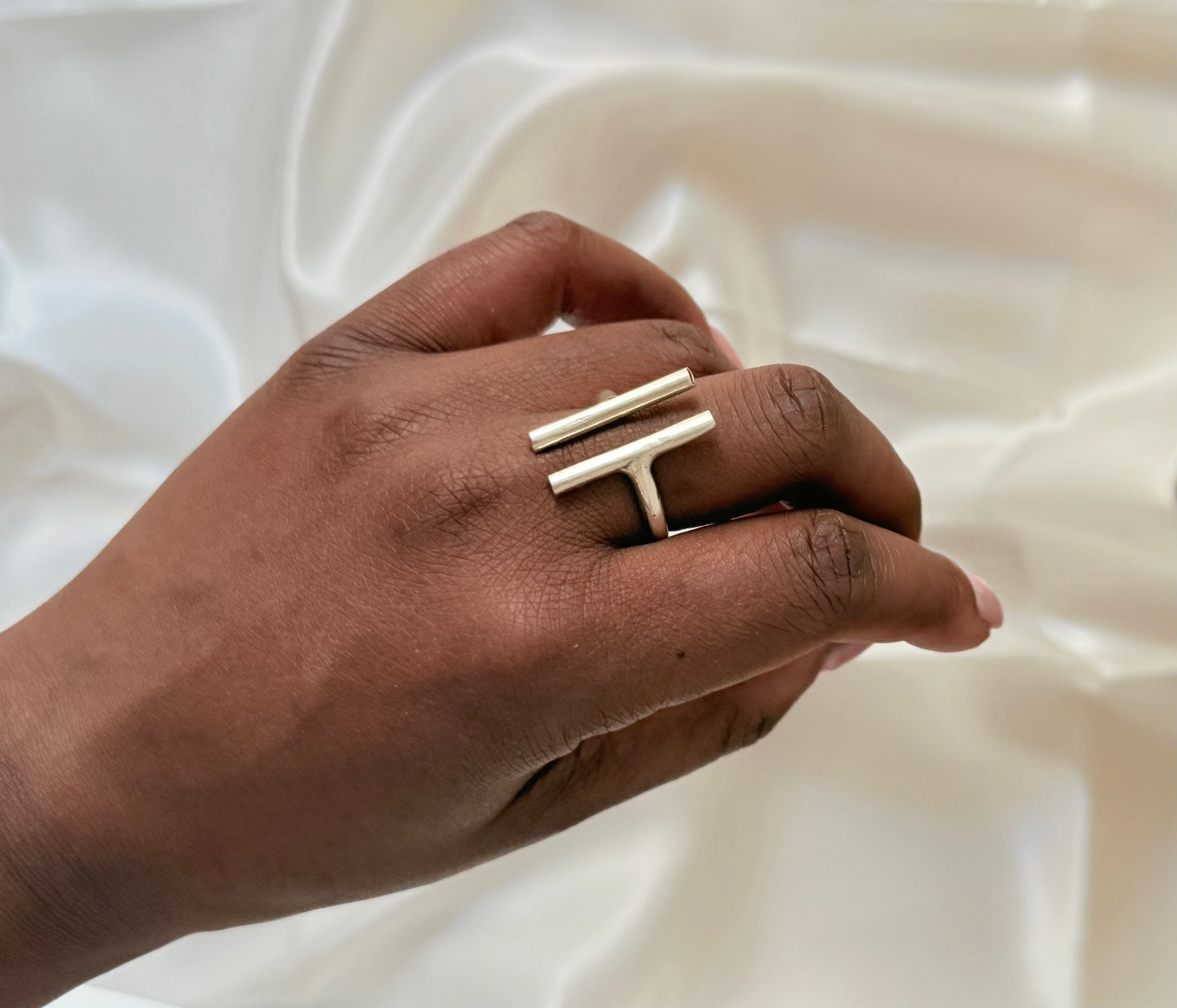T-shape Handmade Ring