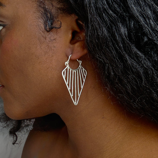 Zanni - Handmade Brass Earrings from Senegal