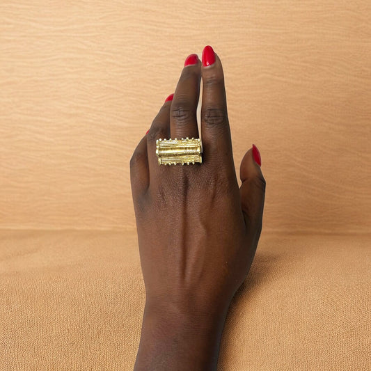 Dakari - Handmade in Africa - Brass Ring
