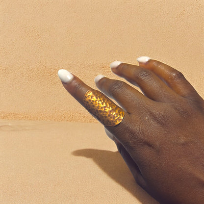 Dikalo - Copper Ring Handmade in West Africa - Lightweight