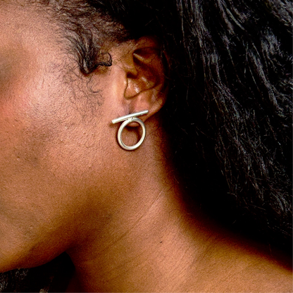 Tala - Handmade in Senegal -  Brass Earrings - Lightweight