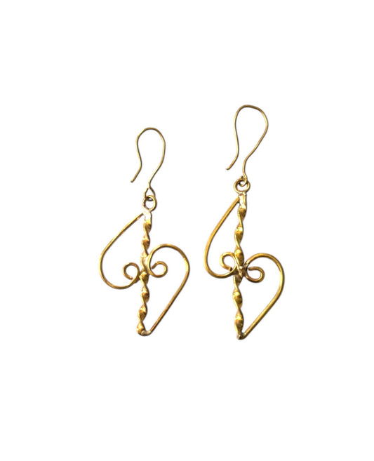 Curled Handmade Earrings