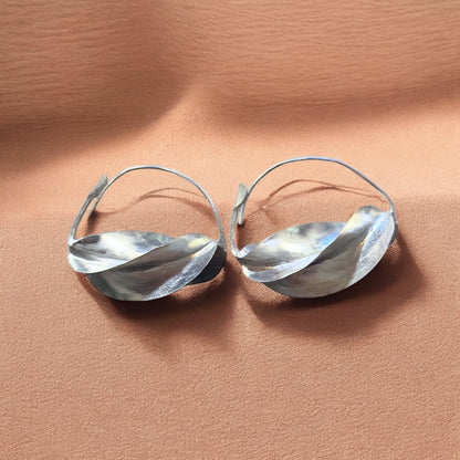 Fulani earrings - Handmade Brass Earrings from West Africa