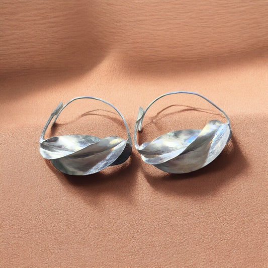 Fulani earrings - Handmade Brass Earrings from West Africa