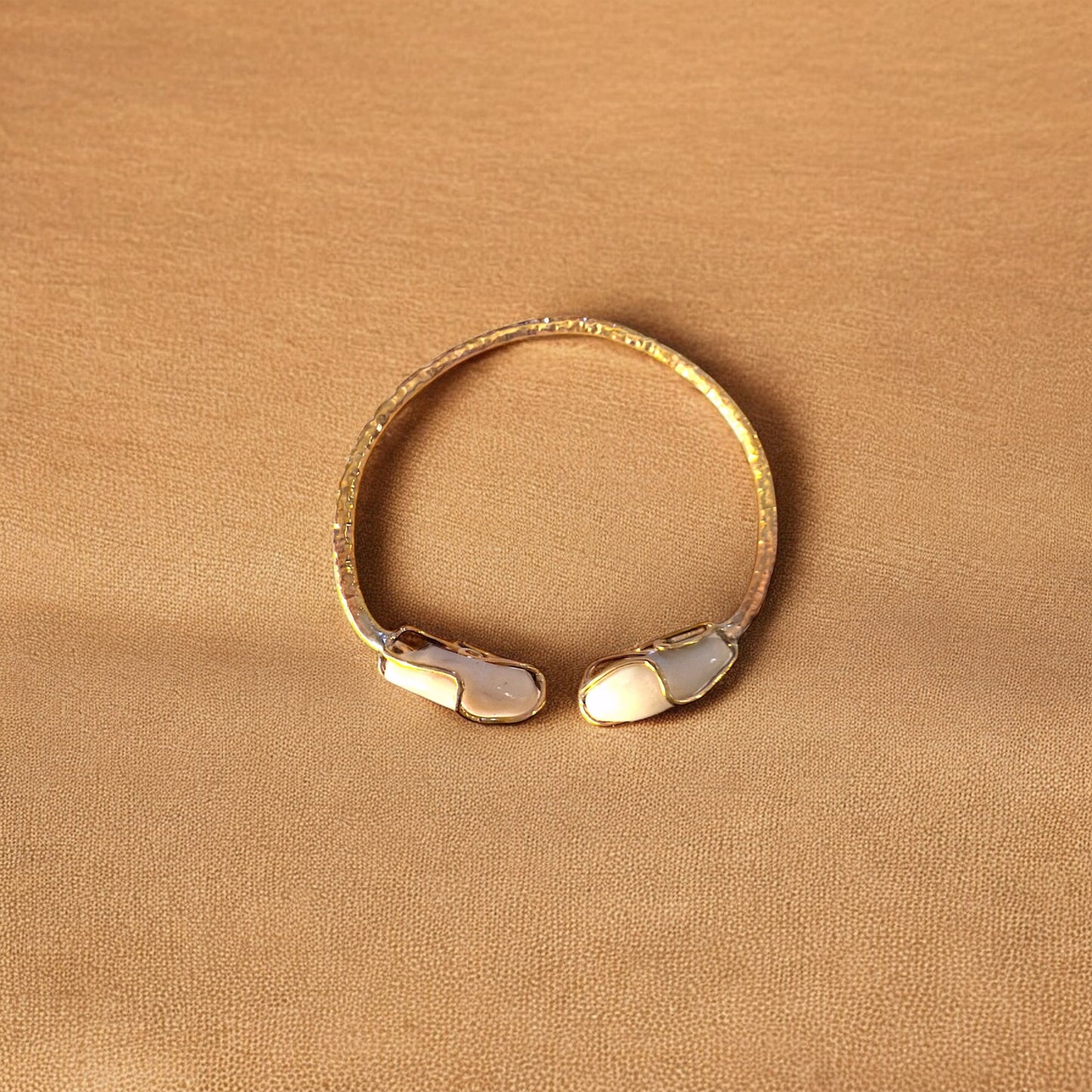 Cawrie Shell Bracelet in Copper - Handmade in West Africa