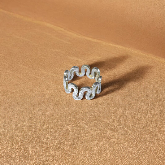 Seli - Handmade ring - African crafted brass