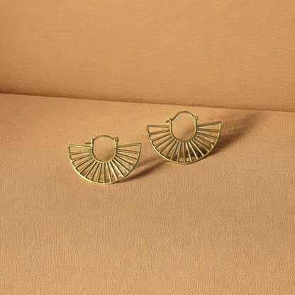 Fané - Handmade Earrings made of brass - Handcrafted in Senegal