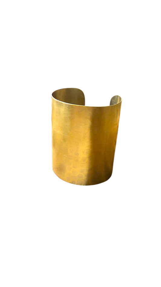 Finyé - Wide handmade copper cuff