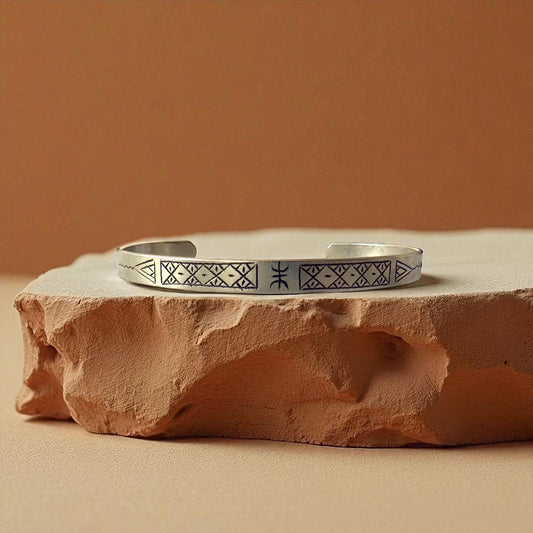 Akal - Handmade Beber Engraved Bracelet - Handmade in Africa