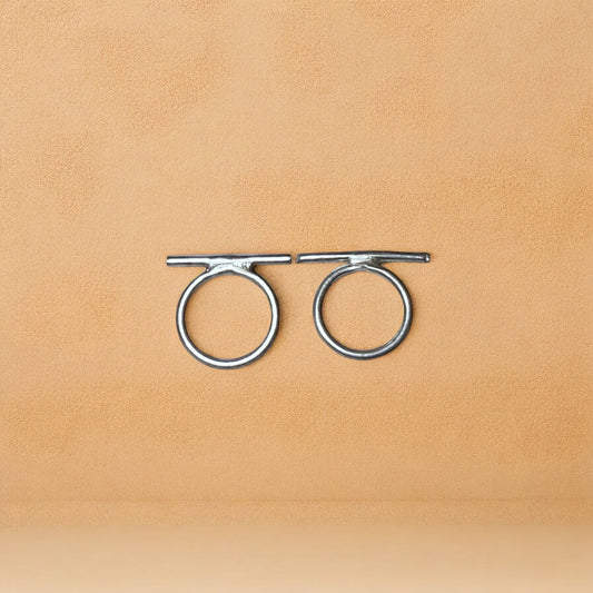 Tala - Handmade in Senegal -  Brass Earrings - Lightweight
